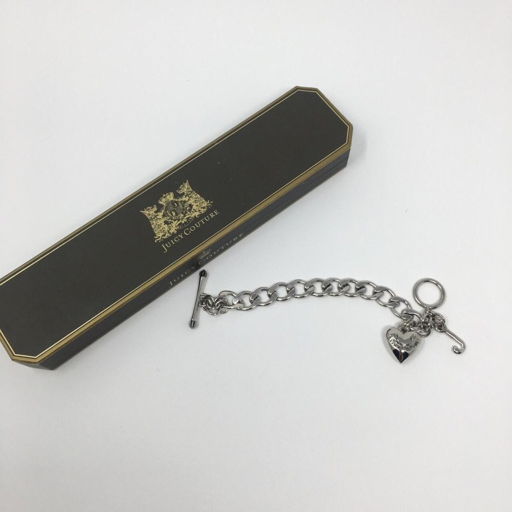 Juicy Couture Silver Charm Bracelet